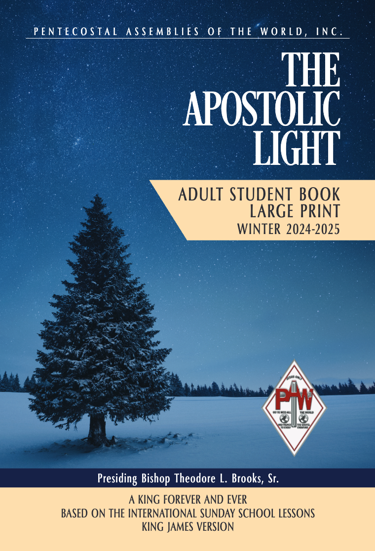 Winter 2024-2025 Apostolic Light Adult LARGE PRINT STUDENT Book