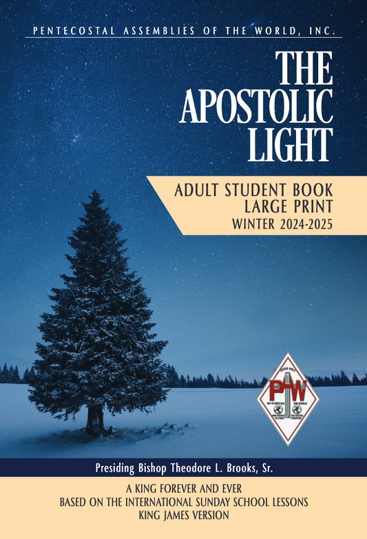 Winter 2024-2025 Apostolic Light Adult LARGE PRINT STUDENT Book